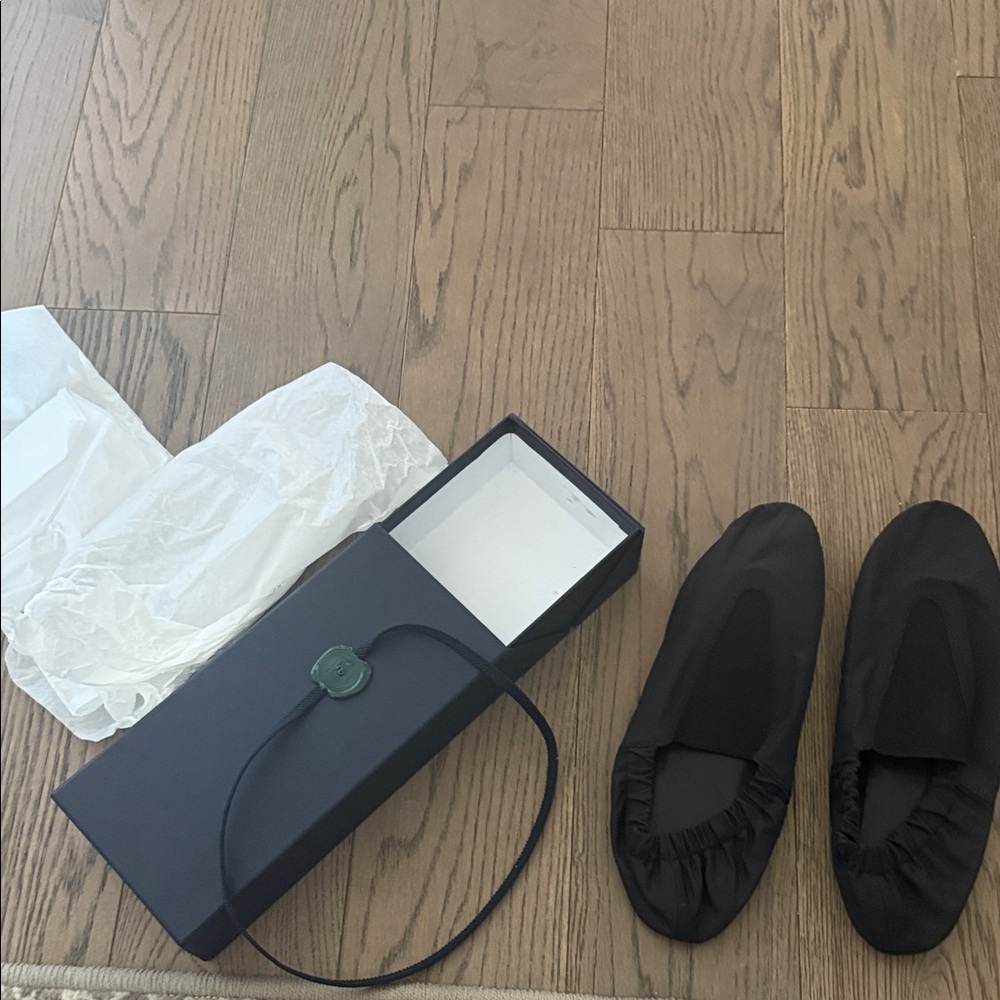 Tibi Black Mikhail Flats - Picture 4 of 5